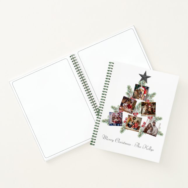 Carnet Photos de Noël personnalisés arbre (Intérieur)