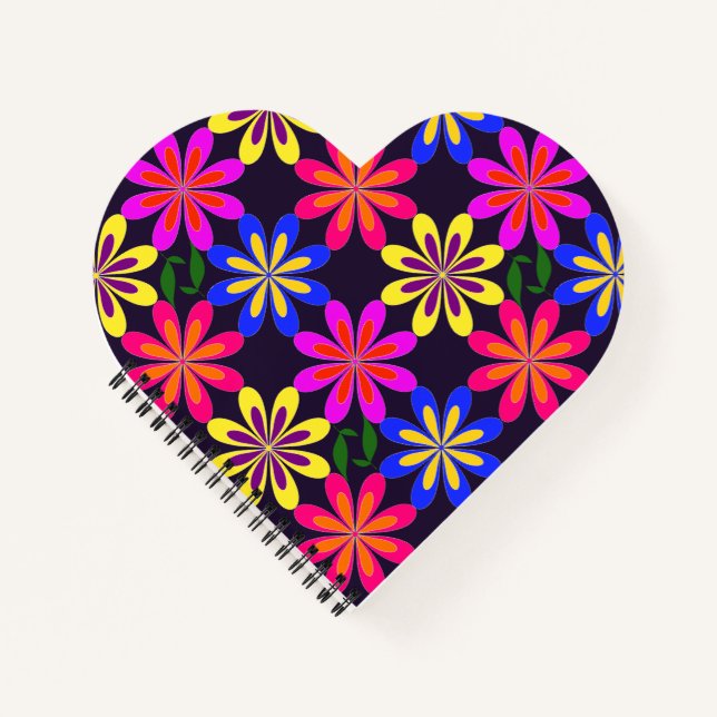 Carnet Phunktanicals by Mimma Heart Shaped Notebook (Devant)
