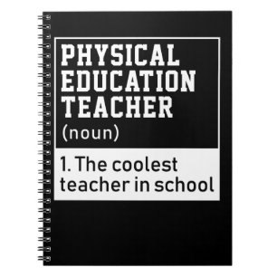Carnet Physical Education Teacher Definition P.E.