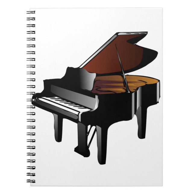 Carnet Piano à queue (Devant)