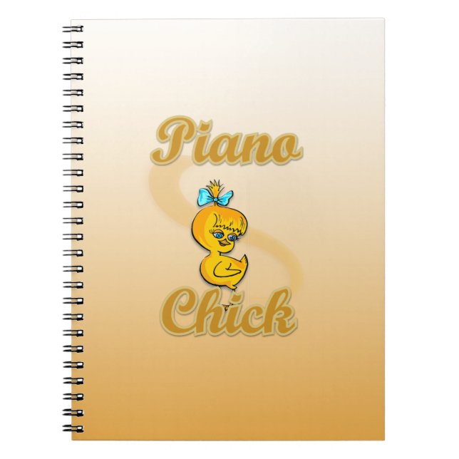 Carnet Piano Chick (Devant)