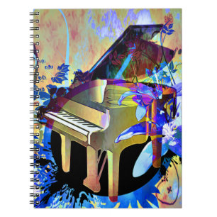 Carnet Piano coloré par Digital génial