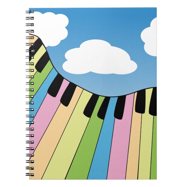 Carnet Piano Musical Instrument (Devant)