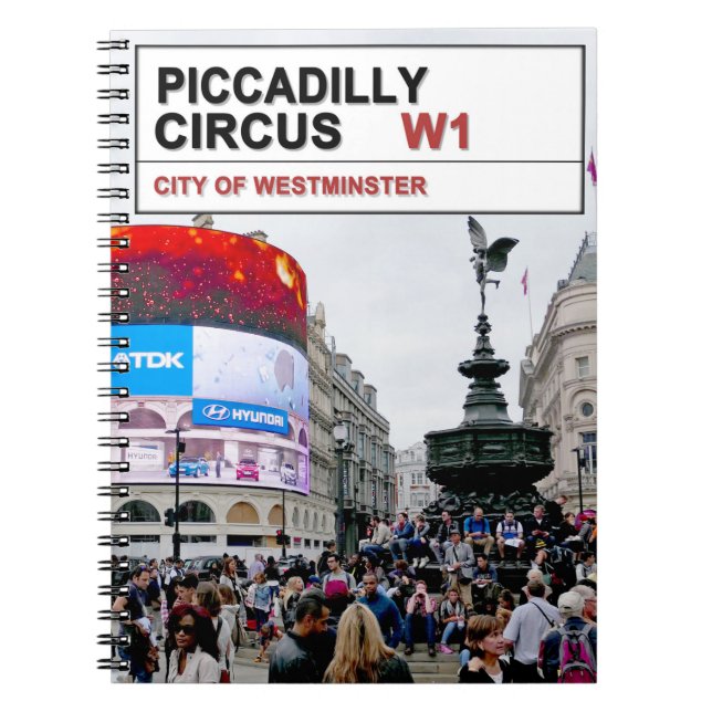 Carnet Piccadilly Circus London (Devant)