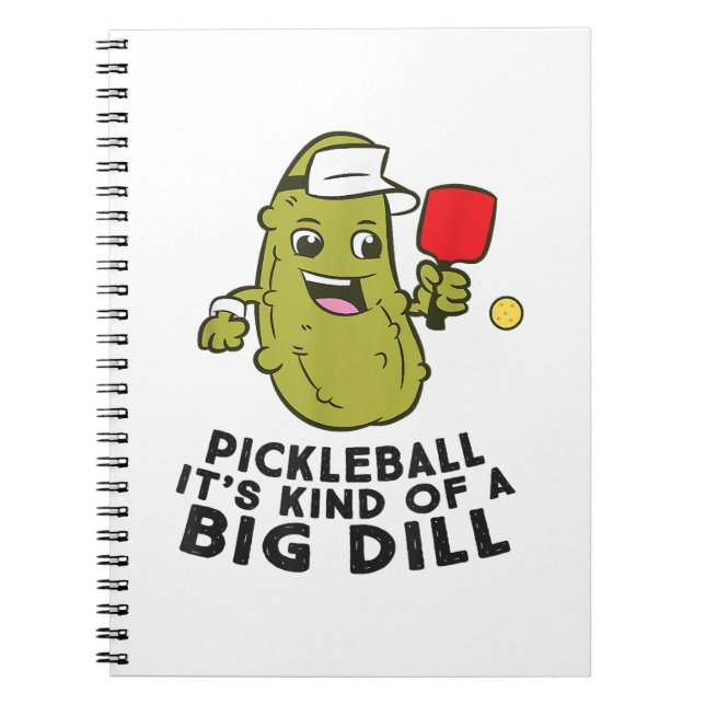 Carnet Pickleball C'est un genre de Big Dill Pickles Pick (Devant)