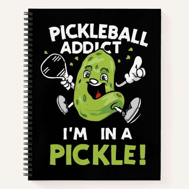 Carnet Pickleball drôle (Devant)
