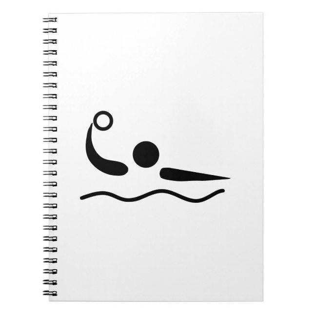 Carnet Pictogramme de Waterpolo de polo d'eau (Devant)