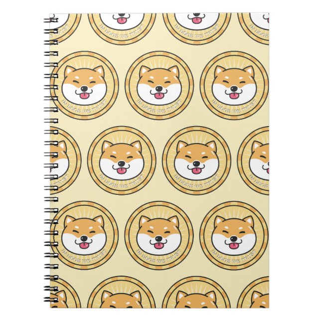 Carnet Pièce de monnaie Doge : Arrière-plan de devise cry (Devant)