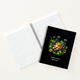 Carnet Pièces en or Lucky Horseshoe et Clover
