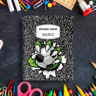Carnet Pied de maintien de griffe de monstre personnalisé
