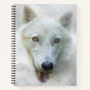 CARNET PIERCER DE NEIGE EN LOUP ARCTIQUE