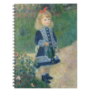 Carnet Pierre A Renoir Une fille avec une canne d'arros