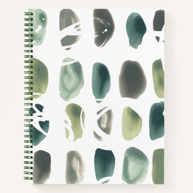 Carnet Pierre de rune - Vert (Devant)