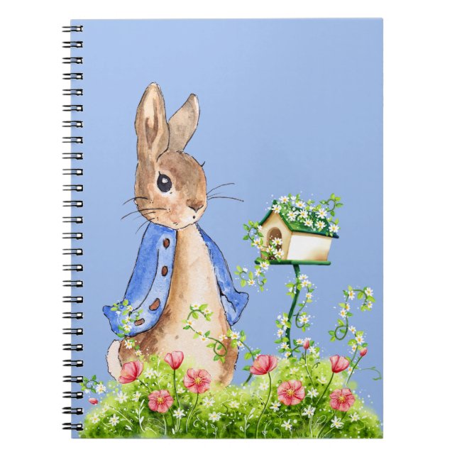 Carnet Pierre le lapin dans son jardin (Devant)