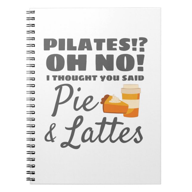 Carnet Pilates Instructor Pilates Pensé Said Pie Lattes (Devant)