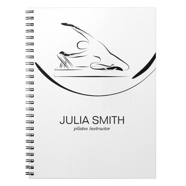 Carnet Pilates Mermaid sur le réformateur (Devant)