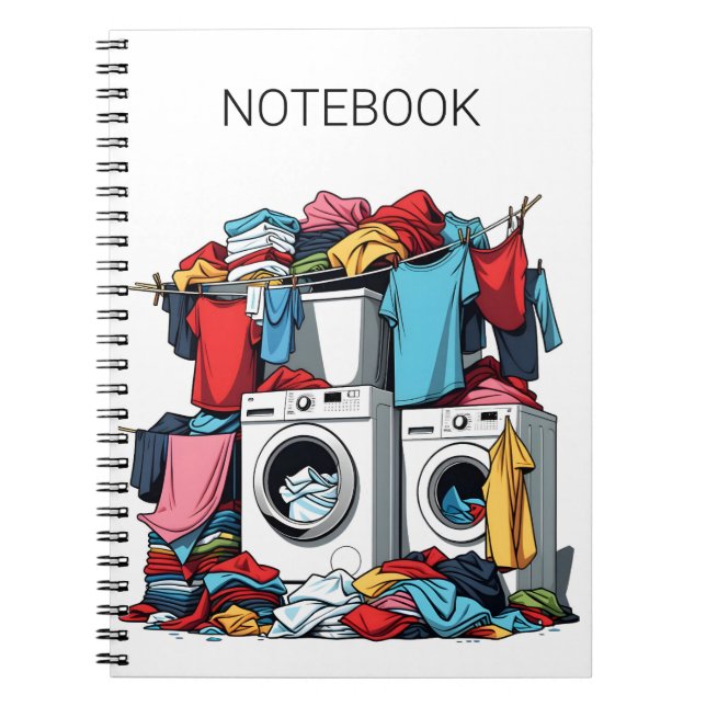 Carnet Pile De Lave-Linge Sur Lave-Linge (Devant)