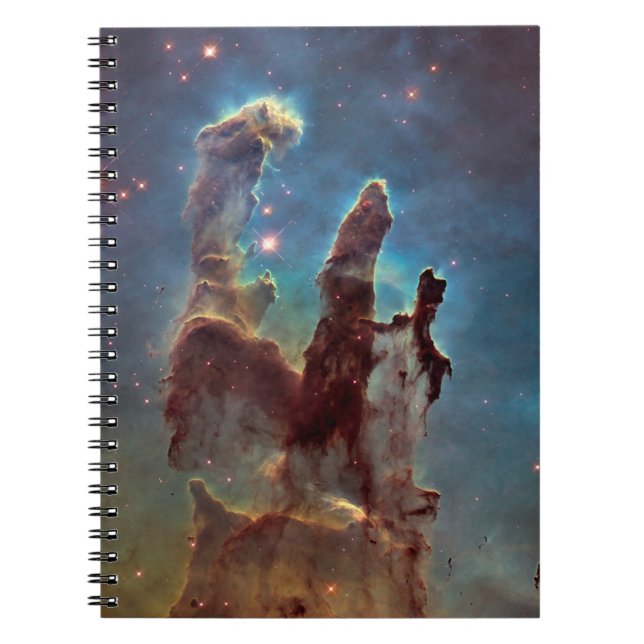 Carnet Piliers de création, Aigle Nebula Hubble Space (Devant)