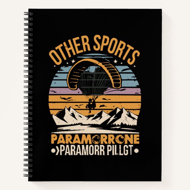 Carnet Pilote de paramoteur Paramotoring (Devant)