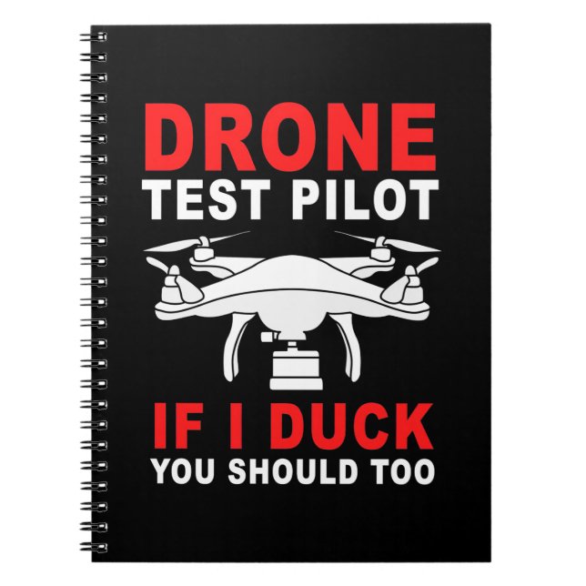 Carnet Pilote d'essai de drone (Devant)