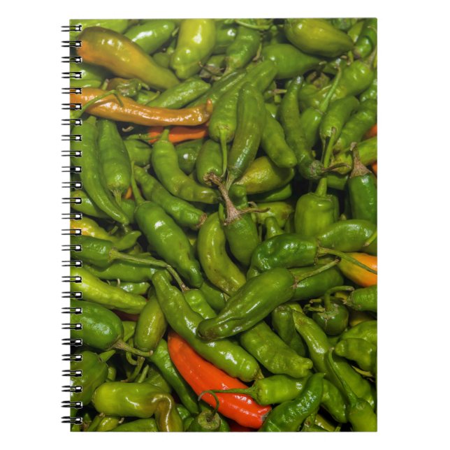 Carnet Piments à vendre au marché (Devant)