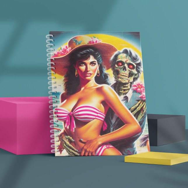 Carnet Pin-up de plage zombie effrayant (Créateur téléchargé)