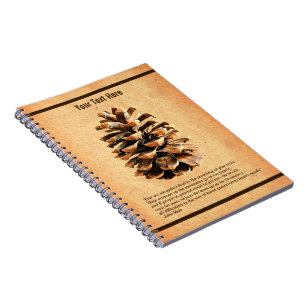 Carnet Pine Cone Et John Muir Citation