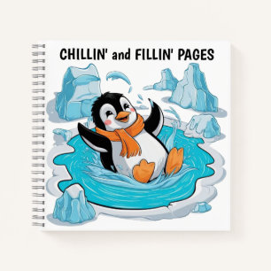 Carnet Pingouin dans la glace