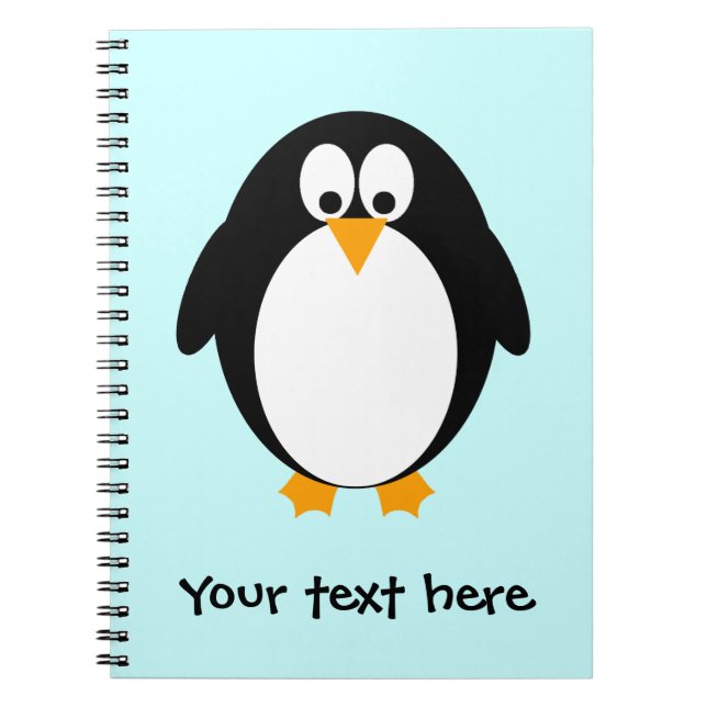 Carnet Pingouin mignon (Devant)