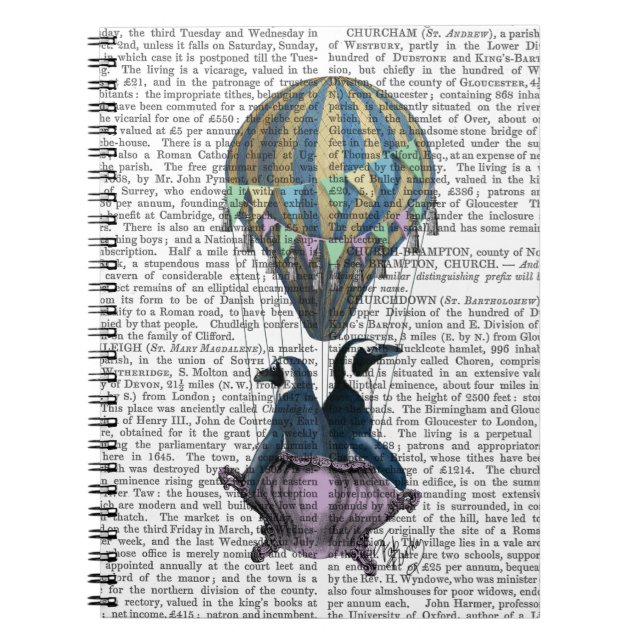 Carnet Pingouins volants (Devant)