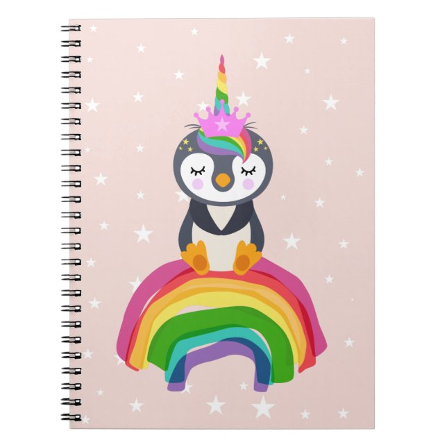 Carnet Pinguim unicórnio (Devant)