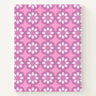 Carnet Pink Blossom Retro