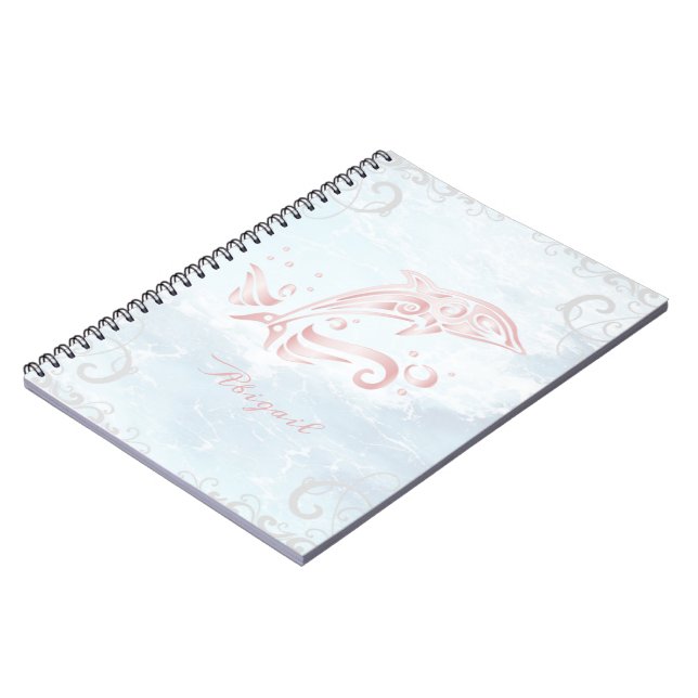 Carnet Pink Dolphin (Côté gauche)