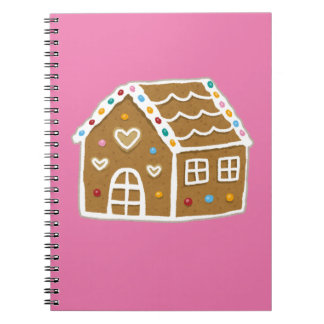 Carnet Pink Gingerbread House