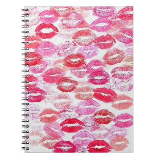 Carnet Pink Girly Kisses