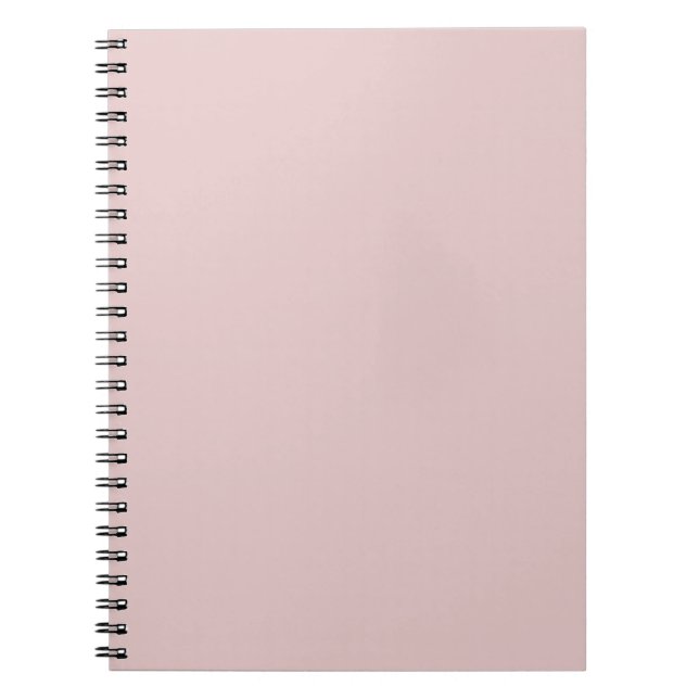 Carnet Pink Potpourri Pastel Couleur Solide Impression (Devant)