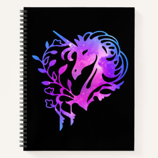 Carnet Pink Sparkles Galaxy Unicorn Notebook