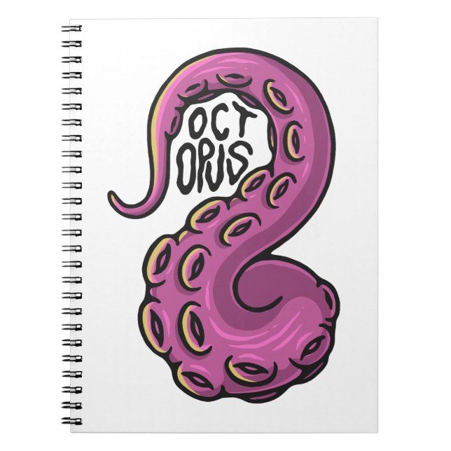 Carnet Pink Tentacle (Devant)