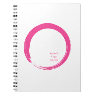 Carnet Pink Zen Symbol / Enso Circle