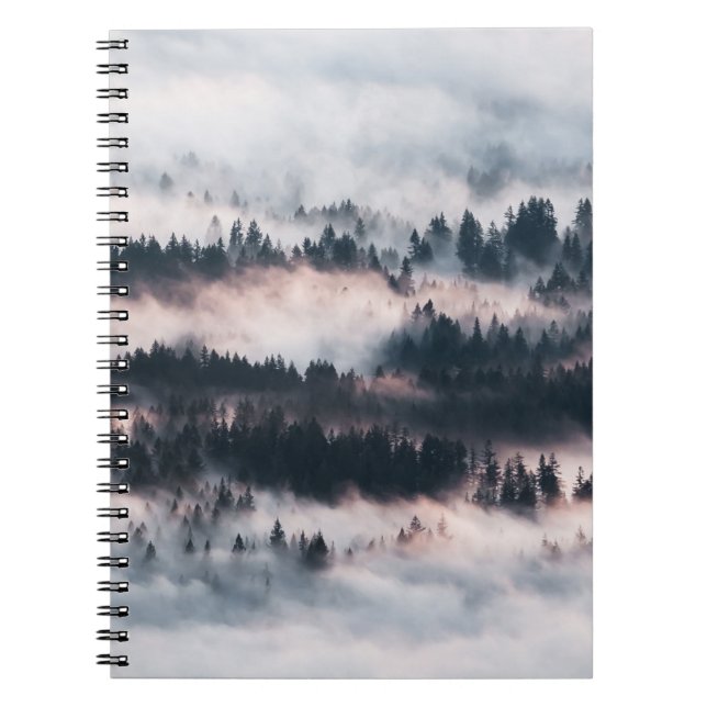 CARNET PINS COUVERTS DE NEIGE (Devant)
