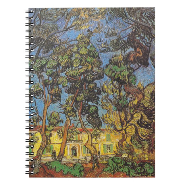 Carnet Pins de Van Gogh - Art de jardin classique (Devant)