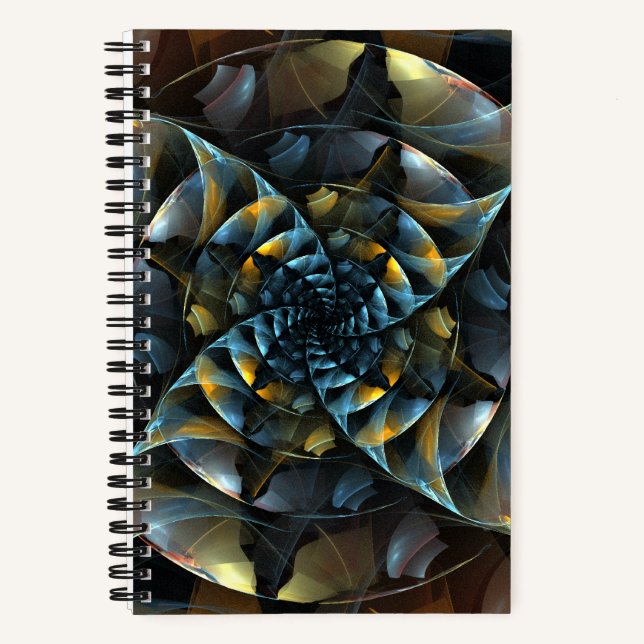 Carnet Pinwheel Art Abstrait (Recto)