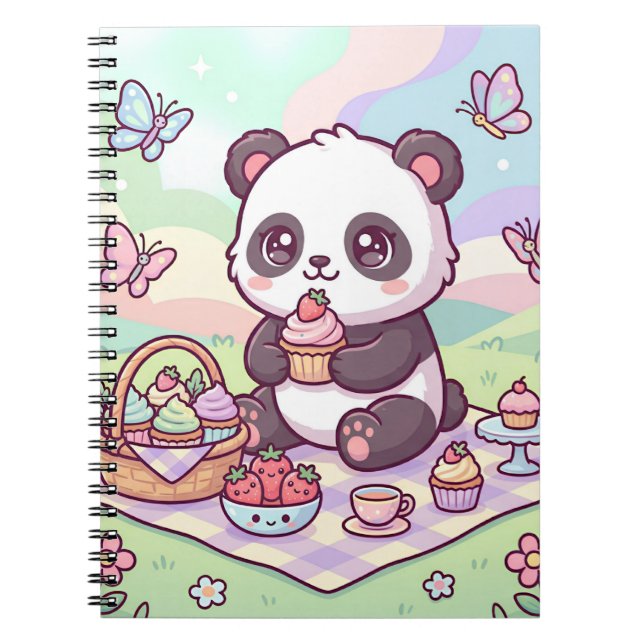 Carnet Pique-nique du petit panda (Devant)