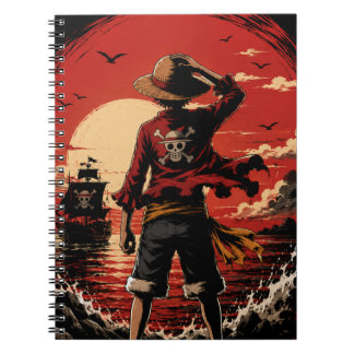 Carnet Pirate Anime Épique au Crépuscule Cramoisi | Avent