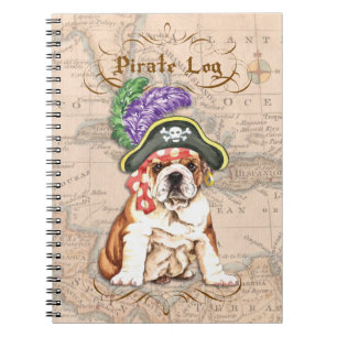 Carnet Pirate de bouledogue