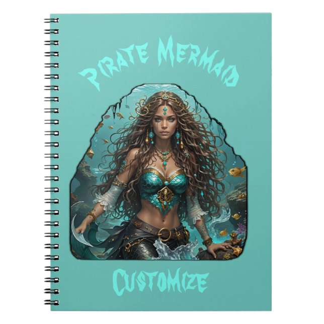 Carnet Pirate Mermaid Lady Thunder_Cove (Devant)