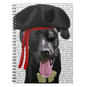 Carnet Pirate noir de Labrador