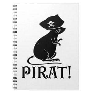 Carnet Pirate Rat Don Rat Rodent de Pirate House