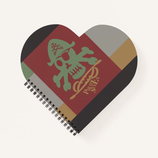 CARNET PIRATE SEVEN SKULL BY MASANSER PIXELAT (Devant)