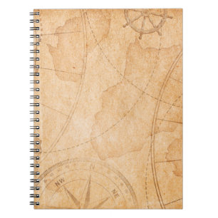 Carnet pirates âgés carte au trésor arrière-plan, trésor,